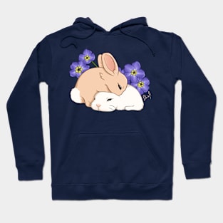 Bunny with Flowers Hoodie